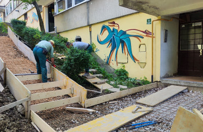 Izgradnja novog stepeništa u Ulici Nusreta Šišića Dede