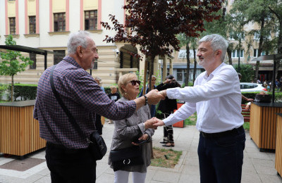 Nastavljeno druženje načelnika Mandića sa stanovnicima Centra