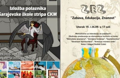 Sutra izložba Škole stripa i predavanje sa profesorom Zubićem