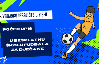 Počeo upis u besplatnu školu fudbala za dječake