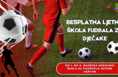 U ponedjeljak počinje besplatna ljetna škola fudbala za dječake