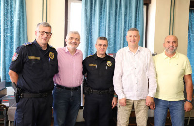 Načelnik Srđan Mandić posjetio Policijsku stanicu Centar