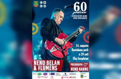 Besplatan koncert povodom 60 godina JU „Centar kulture i mladih“