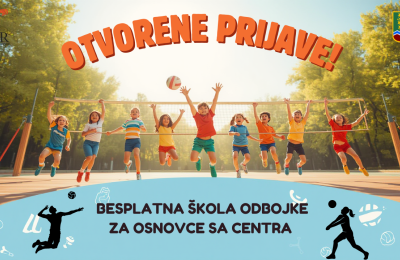 Besplatna škola odbojke za osnovce sa Centra