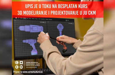 U toku je upis u besplatnu školu 3D modeliranja i projektovanja za mlade