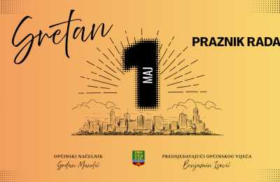 Prvomajska čestitka čelnika Općine Centar