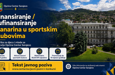Objavljen javni poziv za finansiranje/sufinansiranje članarina u klubovima