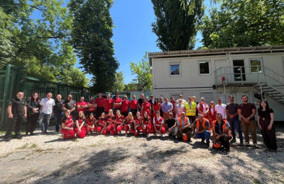 Održana pokazna vježba i edukacija službi zaštite i spašavanja za radnike na izgradnji rezidencije ambasadora SAD-a u BiH