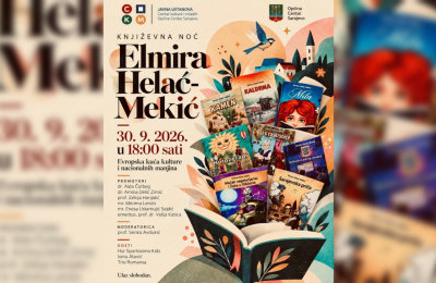 U srijedu književna noć sa Elmirom Helać-Mekić