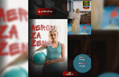 Besplatan aerobik za žene dva puta sedmično