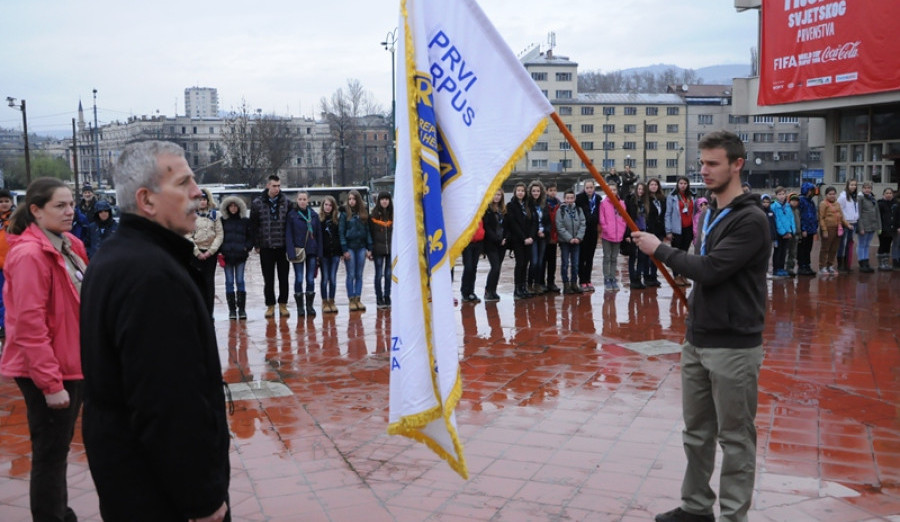 Smotra izviđača u čast godišnjice osnivanja 105. brigade