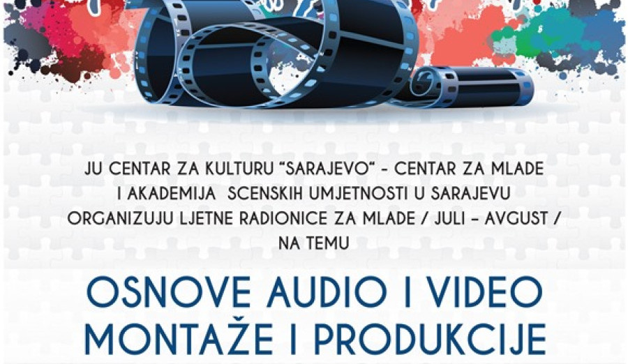 Upis u besplatnu ljetnu školu audio i video montaže 