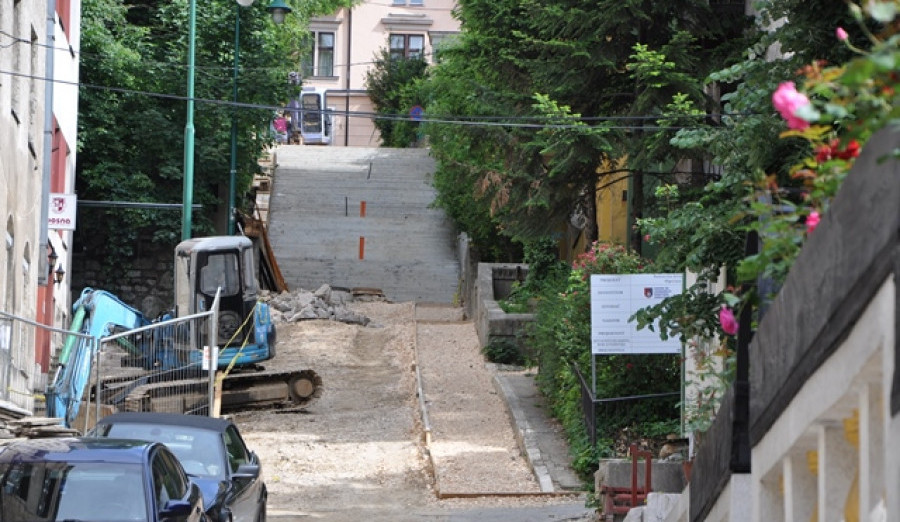 Sanacija klizišta u Pruščakovoj ulici
