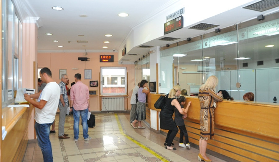 Pri kraju radovi u šalter sali Matičnog ureda