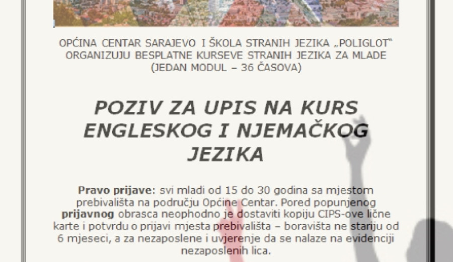 Besplatna edukacija stranih jezika