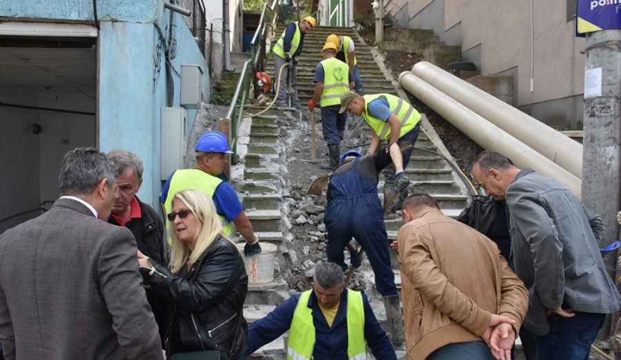 Uskoro počinje izgradnja potpornog zida u Ulici Borak 27