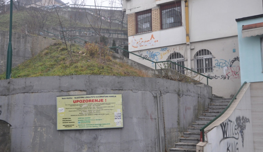 Obnovljeno stepenište u Ulici Hakije Kulenovića na Ciglanama