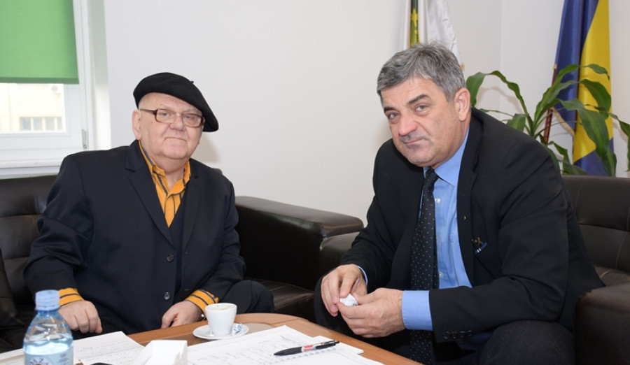 Predsjedavajući Ajnadžić ugostio akademika Abdulaha Sidrana u Općini Centar