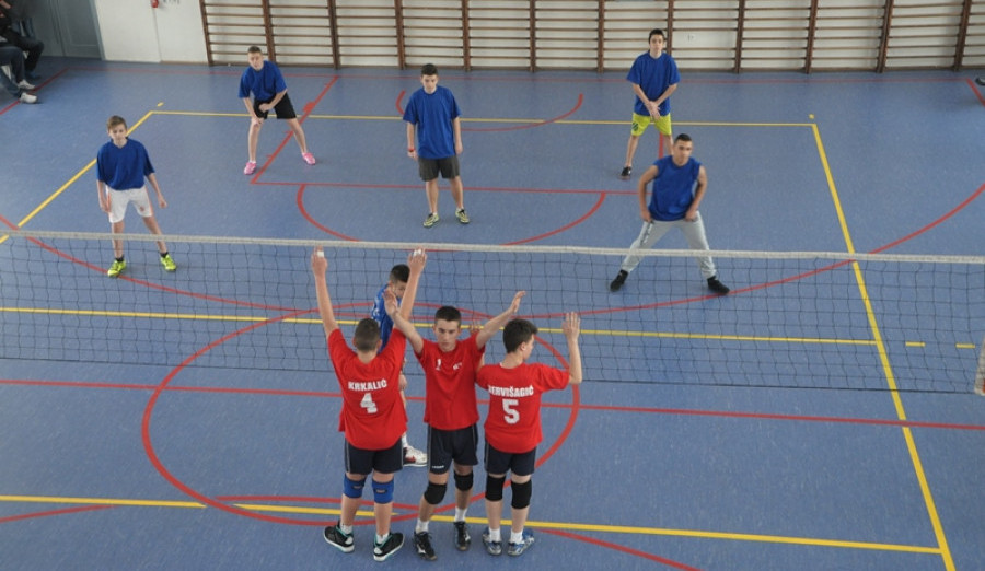 Odigrane utakmice C grupe u odbojci za dječake i djevojčice