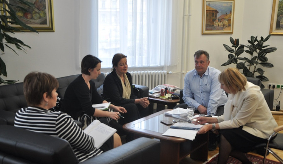 Bećirević ugostio Charlotte Hermelink, direktoricu Goethe-Instituta BiH