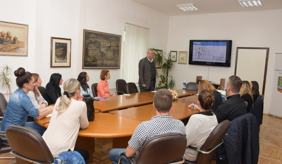 Predavanje za volontere o informacionom sistemu Općine