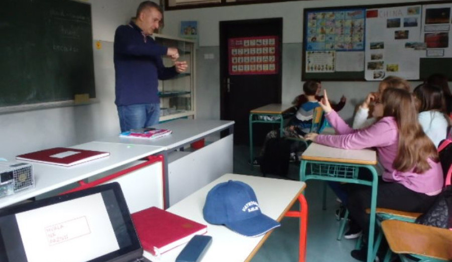 Obuka i edukacija za osnovce o načinu postupanja u slučaju izbijanja požara