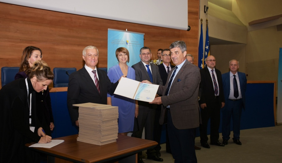 Ajnadžić preuzeo uvjerenje o dodjeli mandata načelnika Općine Centar