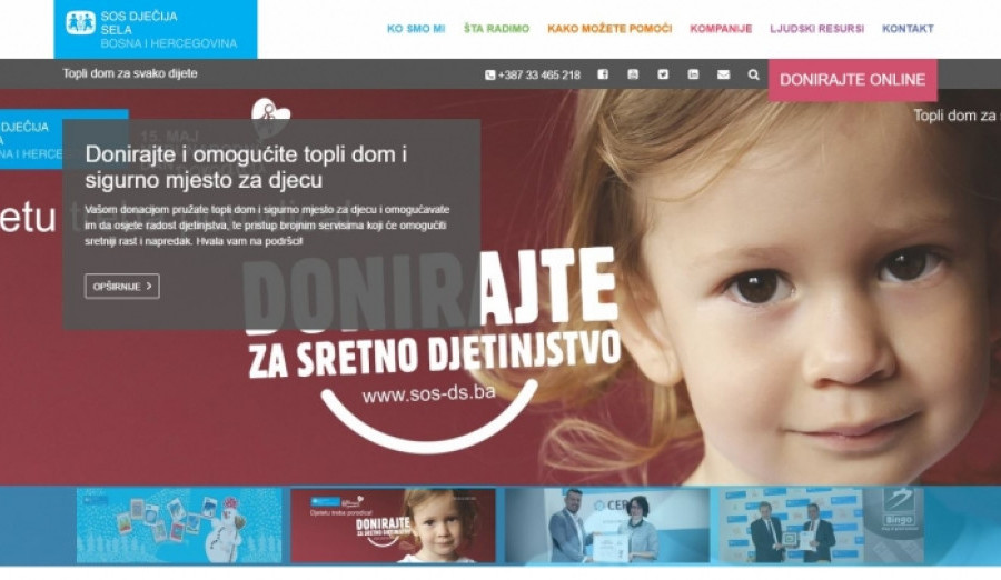 Općina Centar podržala projekat Udruženja “SOS – Kinderdorf International” sa 2.000 KM
