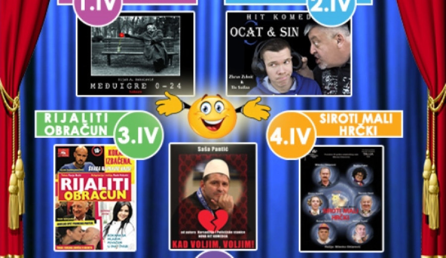 Festival komedije „Smijeh je lijek“ počinje 1. aprila