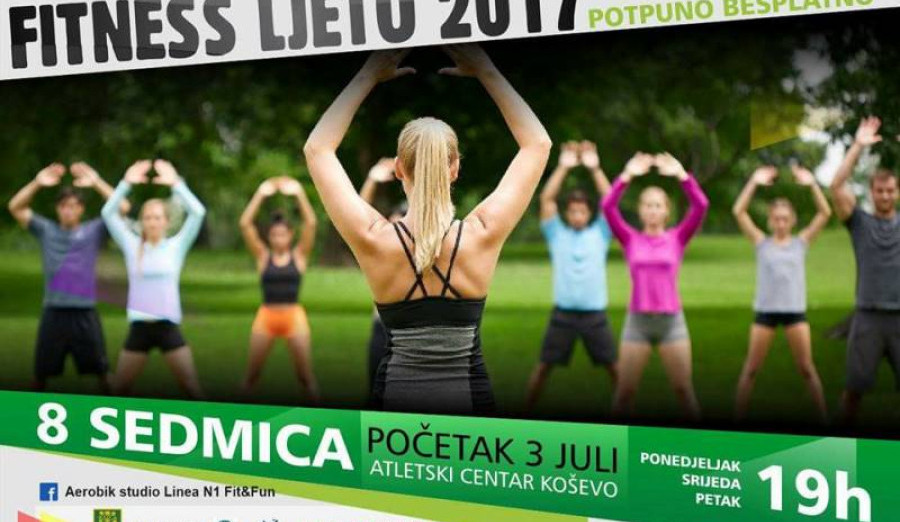 Naredne sedmice počinje realizacija projekta „Fitness ljeto“