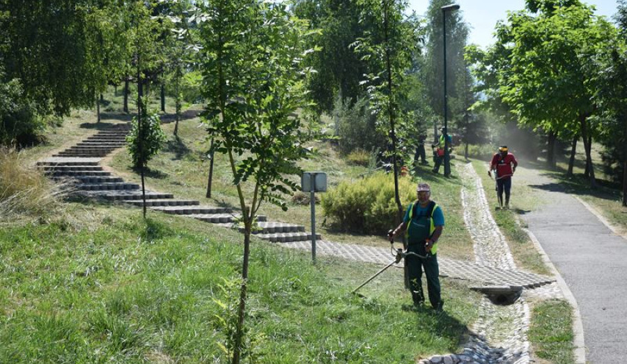(FOTO) Počela akcija uređenja gradskog parka “Jezero”