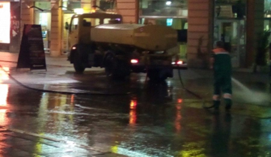 Pranje ulica se vrši tehničkom vodom