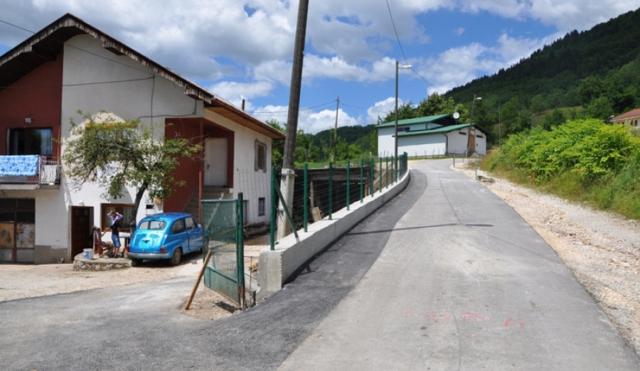 Sanacija klizišta u Ulici Radava do 35 na Nahorevu
