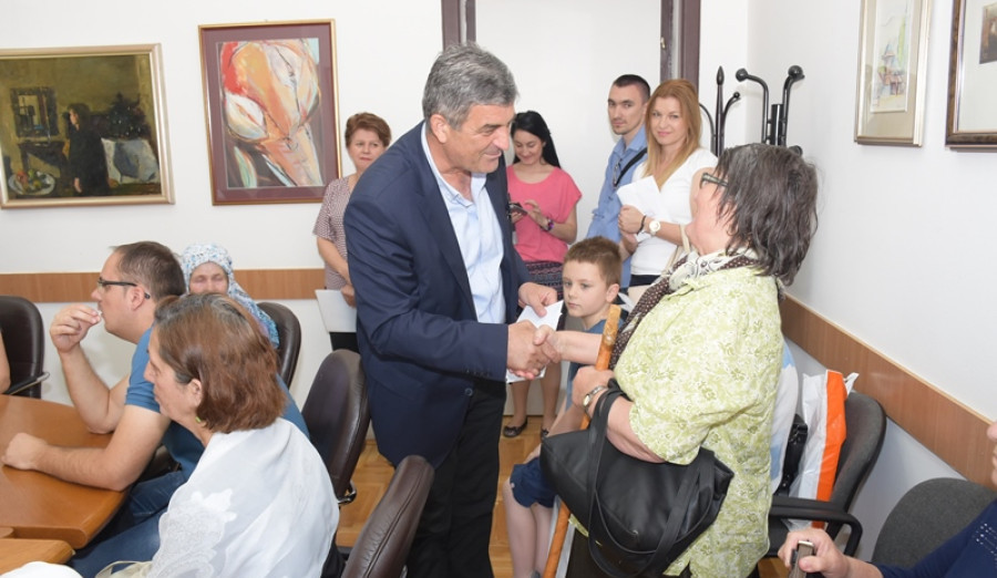 Tradicionalni bajramski prijem u Općini Centar za šehidske porodice