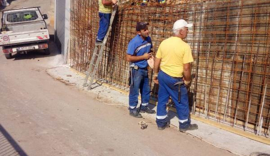 Izgradnja novog potpornog zida u Ulici 105. motorizovane brigade