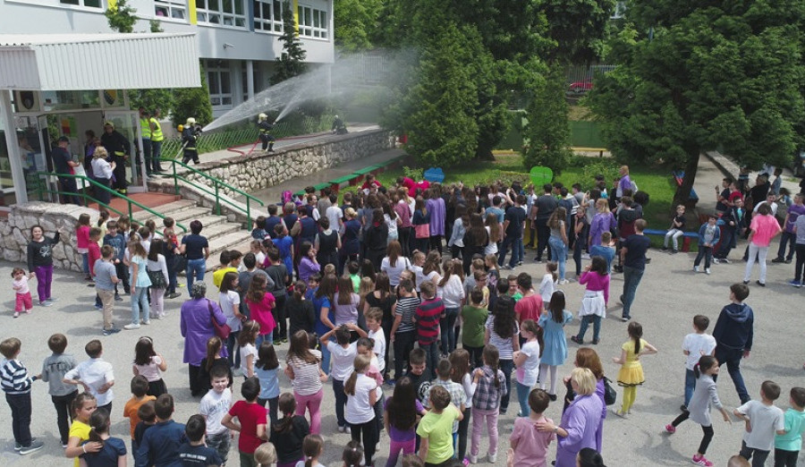 Pokazne vježbe evakuacije u osnovnim školama u Centru