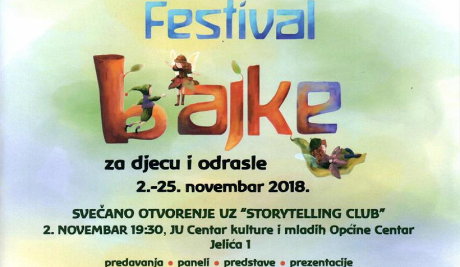 Večeras otvaranje Festivala bajke za djecu i odrasle