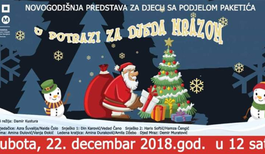 Novogodišnja predstava u Centru kulture i mladih