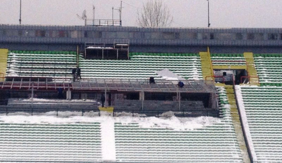 Obilazak radova na uređenju Olimpijskog stadiona „Asim Ferhatović Hase“ na Koševu