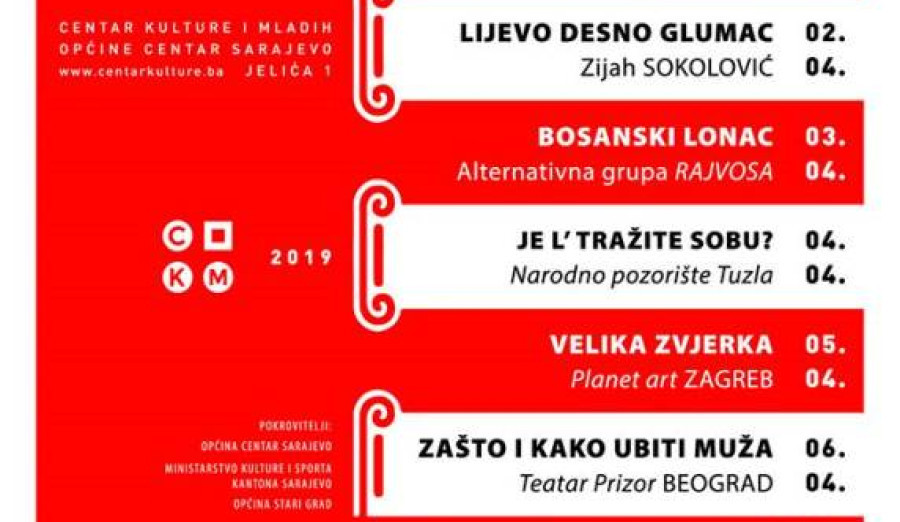 Dani komedije „Smijeh je lijek“ od 1. do 6. aprila 