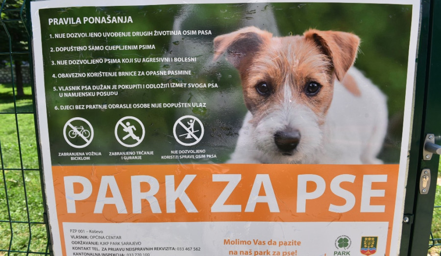 Za pse izgrađen i prilagođen park