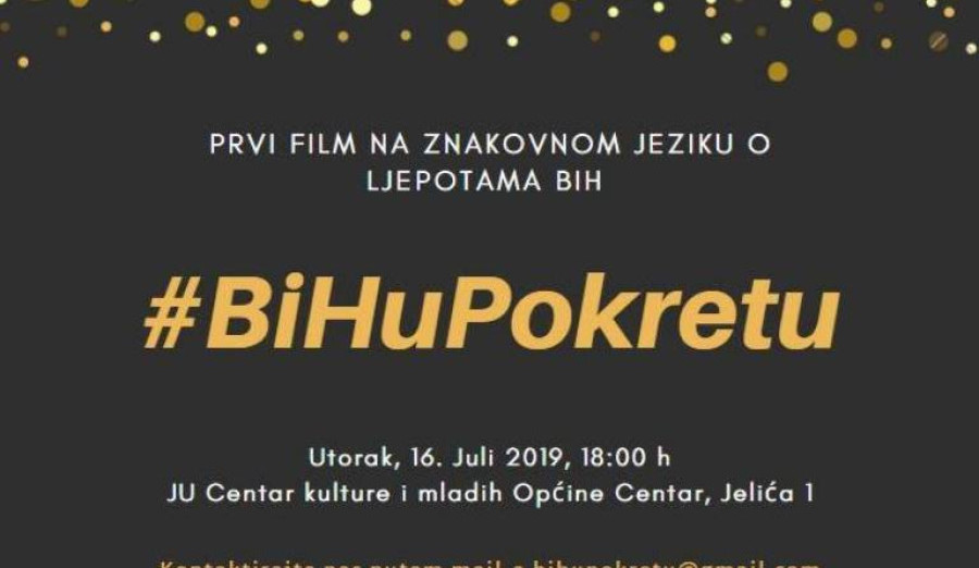 Večeras u Jelićevoj premijera filma „BiHuPokretu“