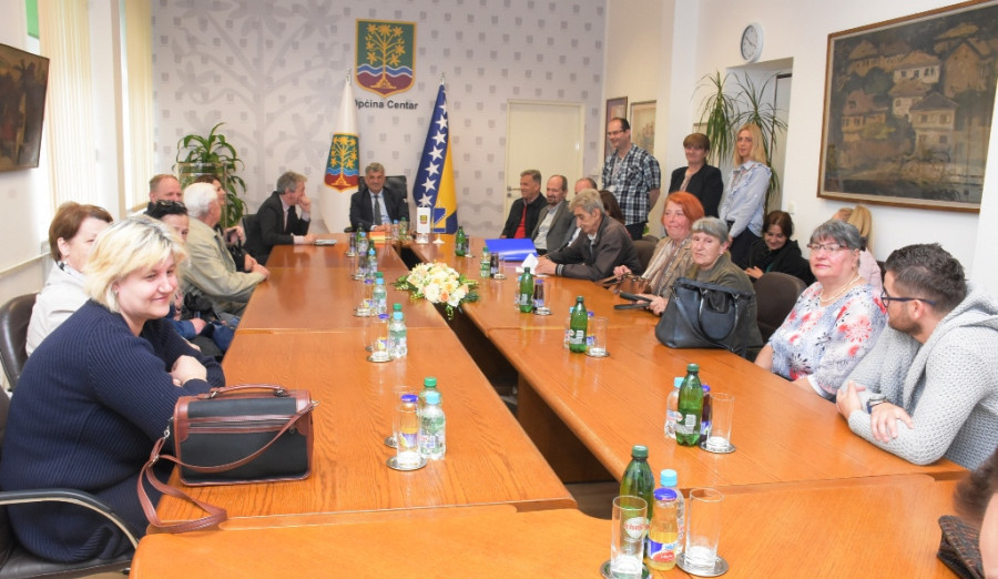 Tradicionalni bajramski prijem u Općini Centar za šehidske porodice