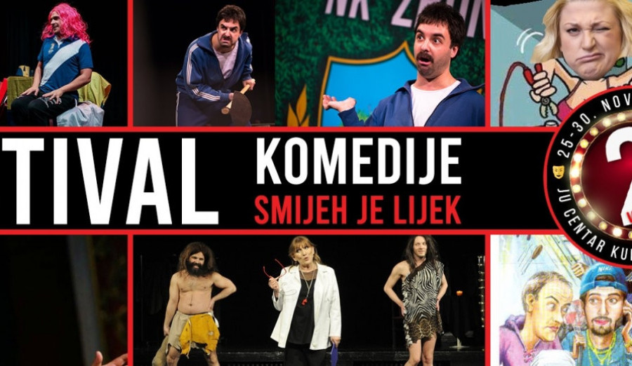 Dani komedije „Smijeh je lijek“ od 25. do 30. novembra