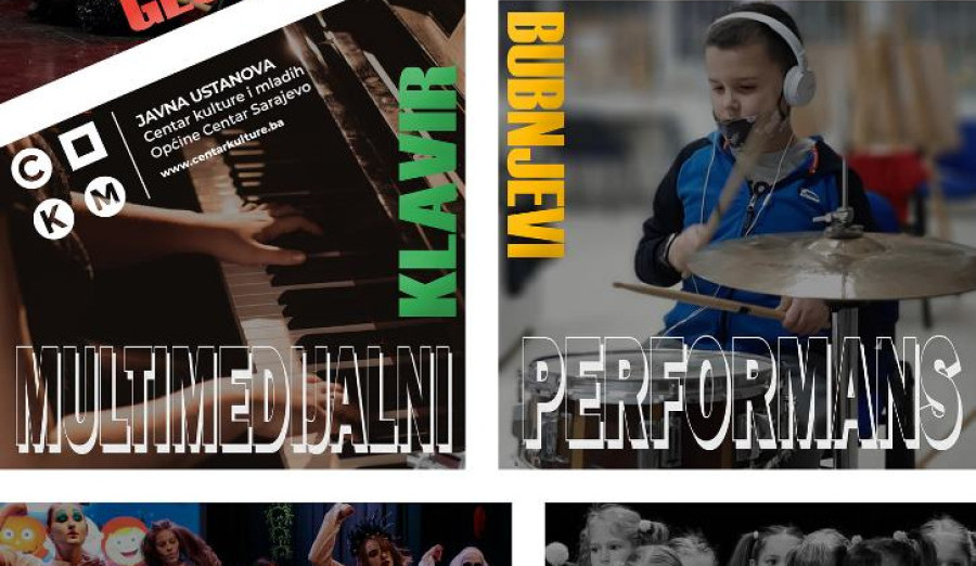 Novogodišnji multimedijalni performans polaznika „Centra kulture i mladih“
