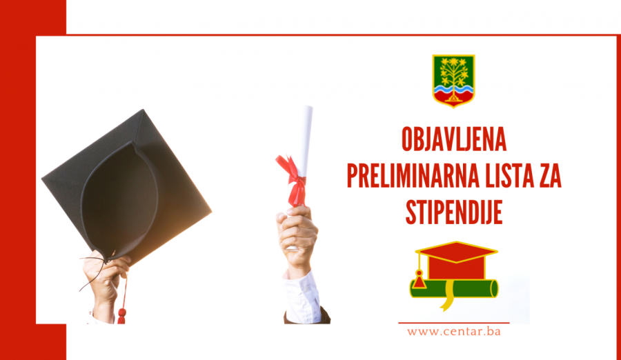Objavljena preliminarna lista kandidata za općinske stipendije