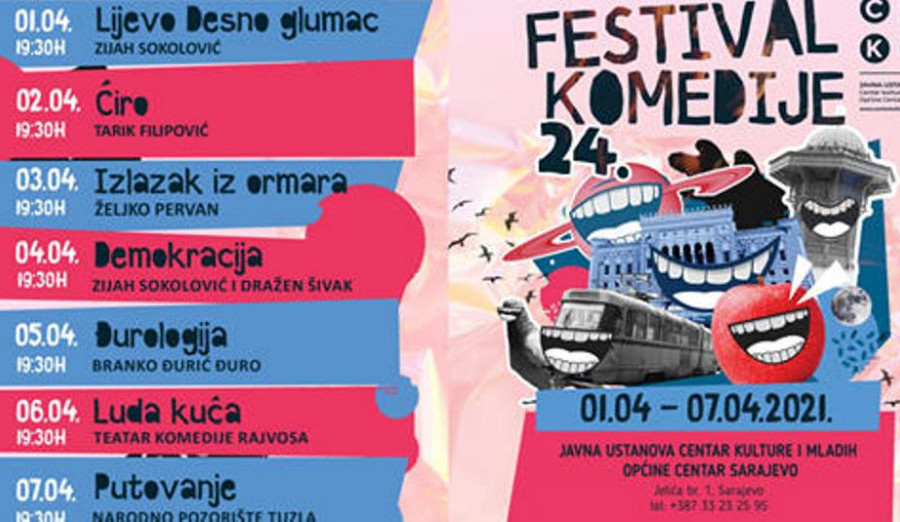 Prolongiran datum početka Festivala komedije „Smijeh je lijek“