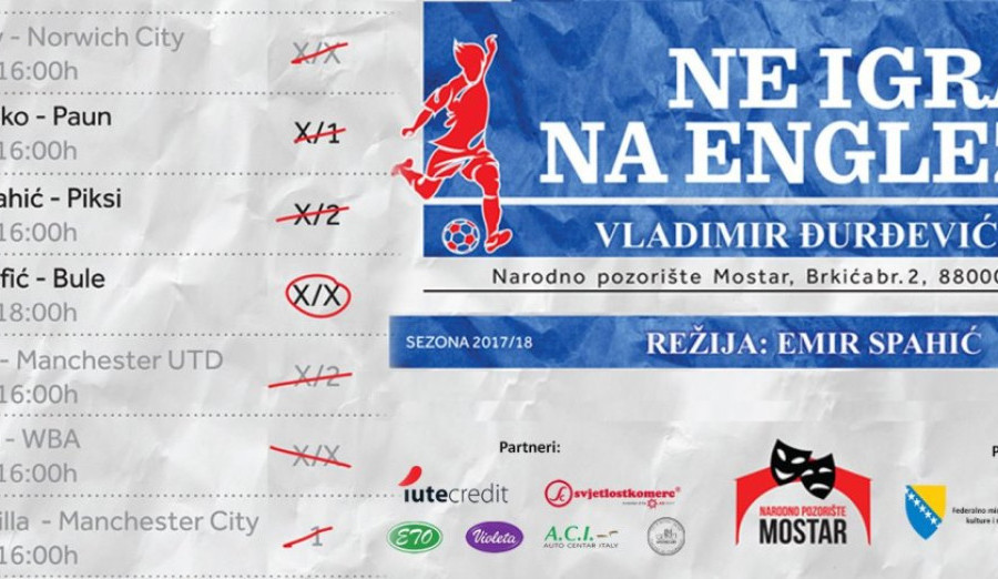 Rasprodata predstava „Ne igraj na Engleze“