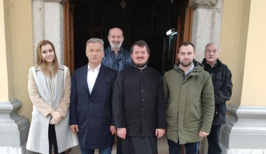 Članovi Komisije za odnose sa vjerskim zajednicama posjetili Sabornu crkvu