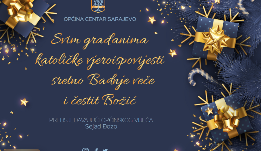 Predsjedavajući Đozo uputio čestitke katoličkim vjernicima povodom Božića